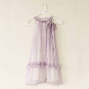 NWT Urban Revivo Lilac Ruffle Dress Fairycore Coquette | Ethereal Romantic Style